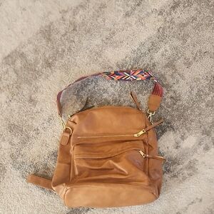 Stylish Tan Leather Women's Bag